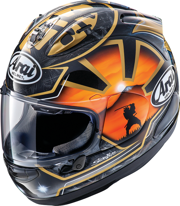 ARAI Corsair-X Motorcycle Helmet - Dani Samurai-2 - Black - Large 0101-15770