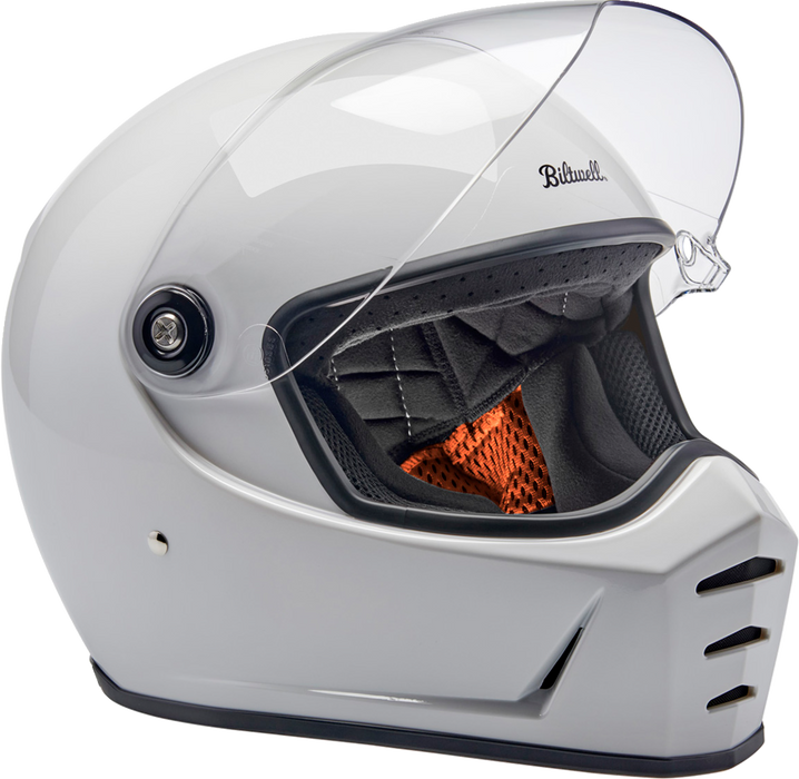 BILTWELL Lane Splitter Helmet - Gloss White - 2XL 1004-104-506