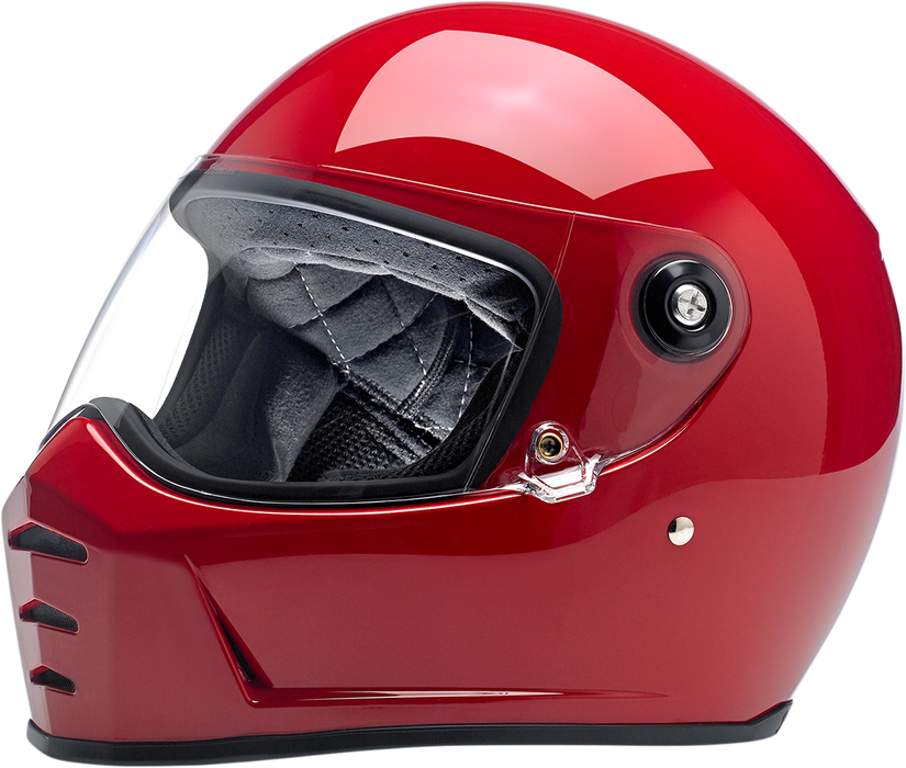 BILTWELL Lane Splitter Motorcycle Helmet - Gloss Blood Red - Large 1004-837-104