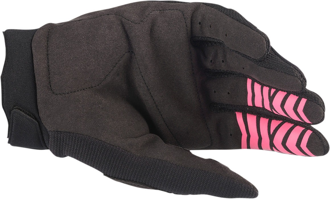 ALPINESTARS Women Stella Full Bore Gloves - Black/Fluo Pink - XL 3583622-1390-XL