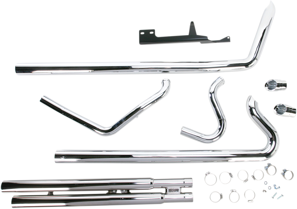 COBRA Speedster Xtra Long Slashdown Exhaust - Switchback CANNOT SHIP APP 6959