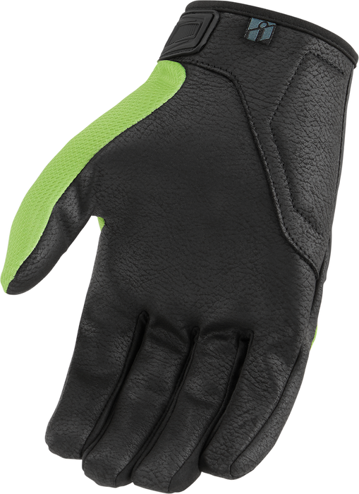 ICON Hooligan™ CE Motorcycle Gloves - Green - XL 3301-4369