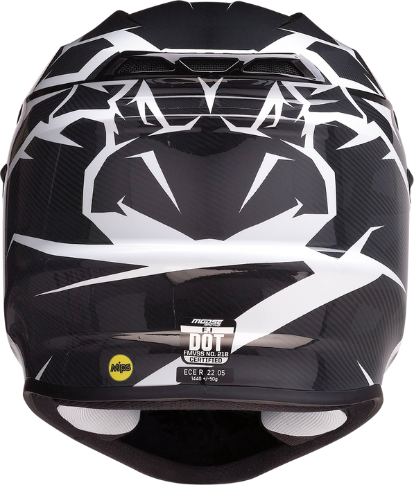 MOOSE RACING F.I. Helmet - Agroid Camo - MIPS® - Gray/Black - XL 0110-7777