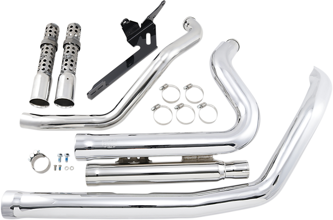 COBRA 909 Exhaust - Chrome - '07-'13 XL 6704