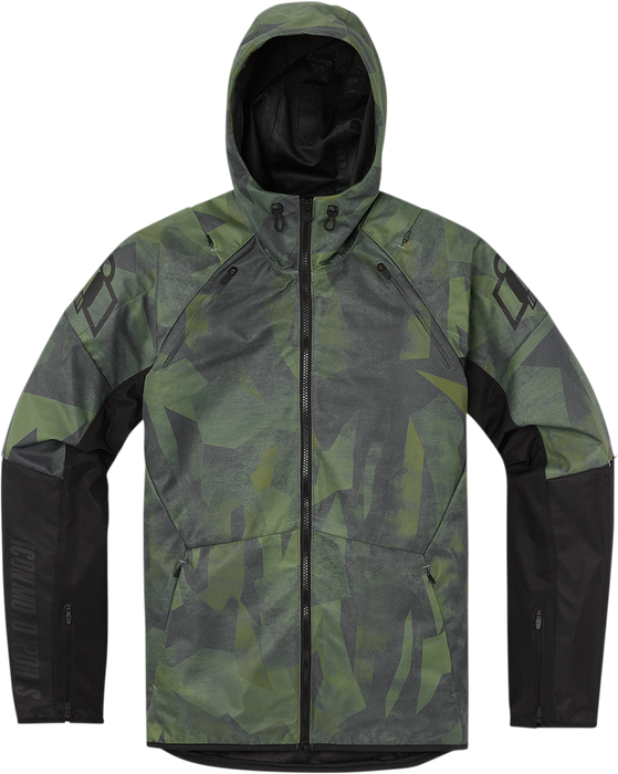 ICON Airform Battlescar™ Jacket - Green - Medium 2820-5480