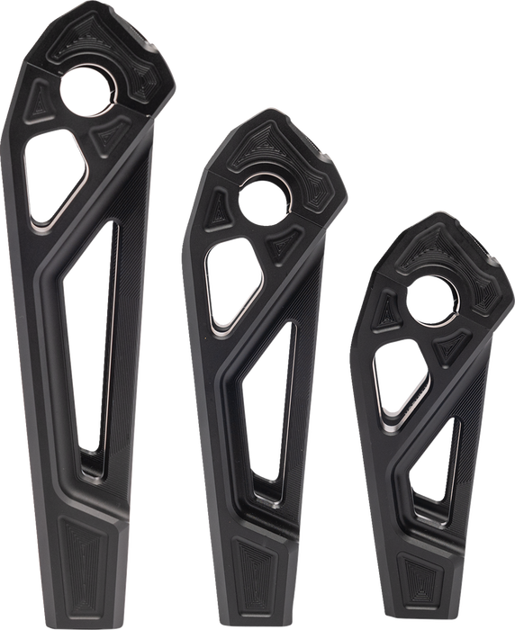 KODLIN MOTORCYCLE Risers - Fastback - 8" - Black K55122