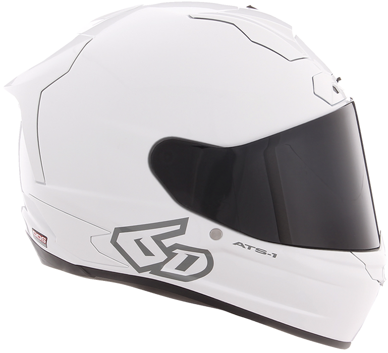 6D ATS-1R Motorcycle Helmet - Gloss White - Small 30-0915