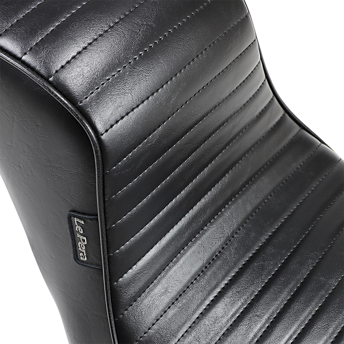 LE PERA Cherokee Seat - Pleated - Black - FLFB LYO-020PT