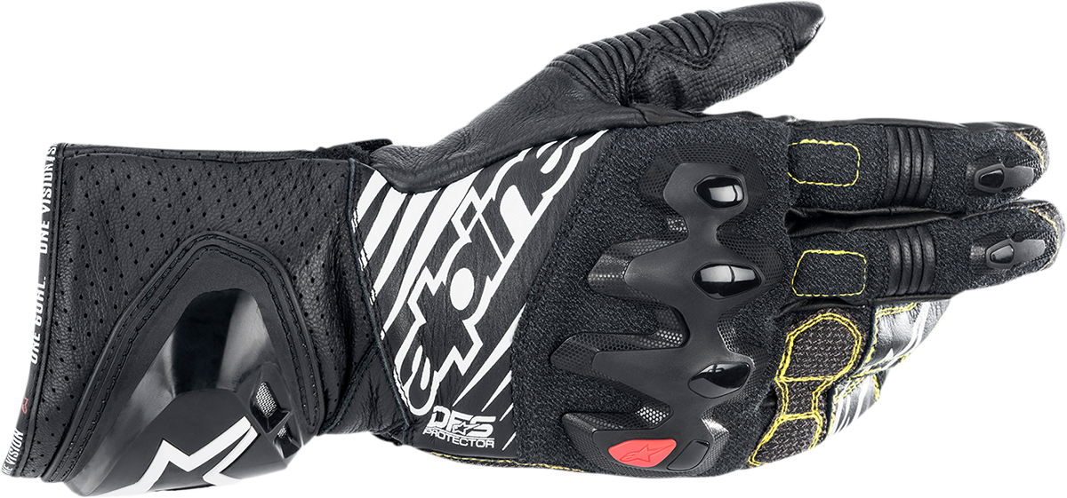 ALPINESTARS GP Tech v2 Gloves - Black/White - Small 3556622-12-S