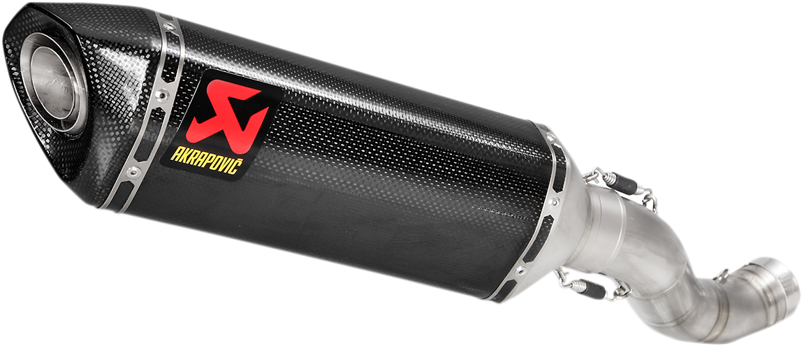 AKRAPOVIC Muffler - Carbon Fiber - RSV4/Tuono 2016-2020 S-A10SO9-RC 1811-3374