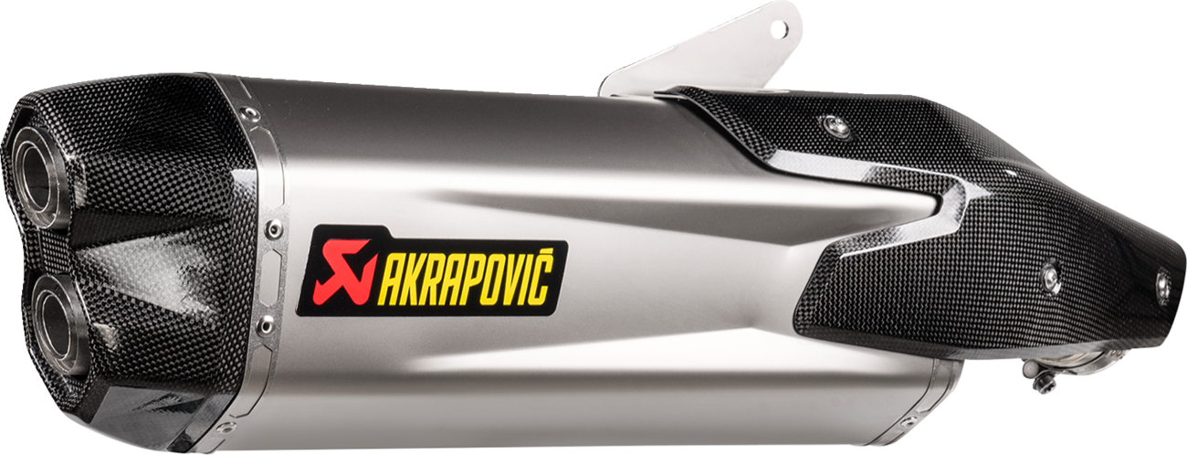 Akrapovic Exhaust Kawasaki Ninja H2 SX 2018-2021 Muffler in Black Titanium S-K10SO21HRAABL