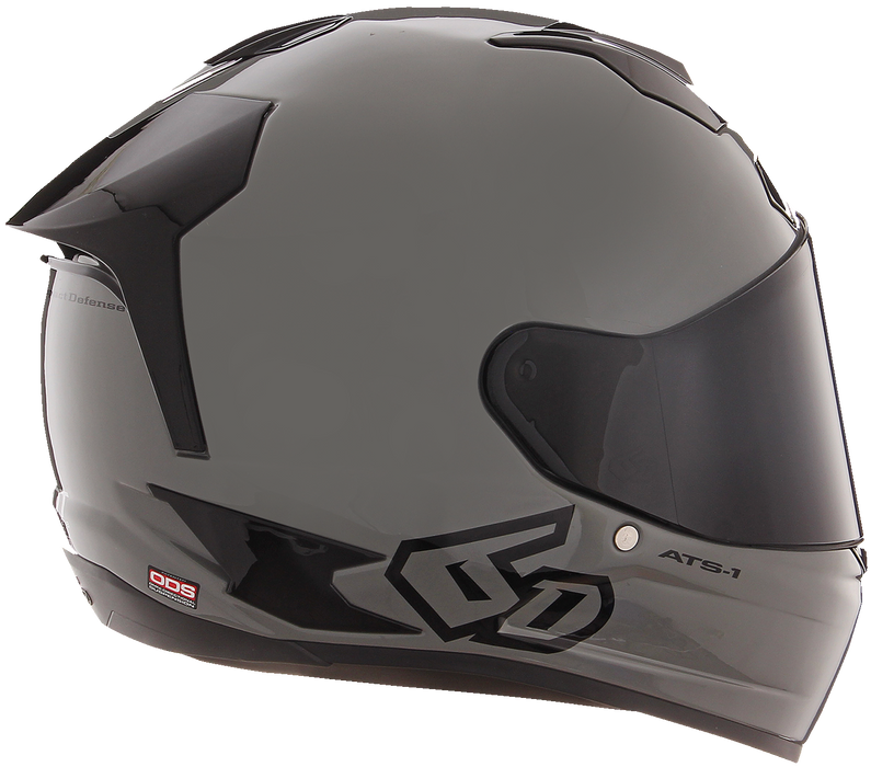 6D ATS-1R Motorcycle Helmet - Gloss Gray - 2XL 30-0979