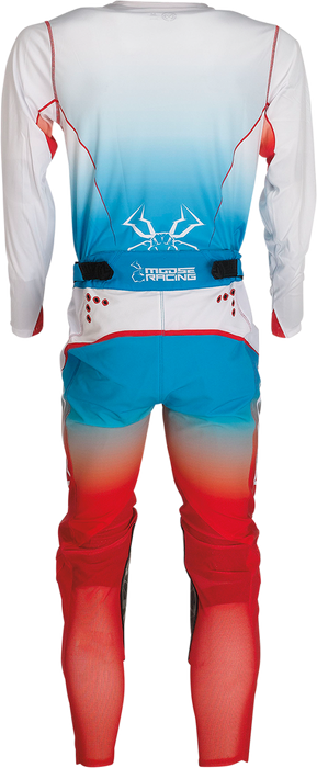 MOOSE RACING Agroid Pants - Red/White/Blue - 42 2901-10079