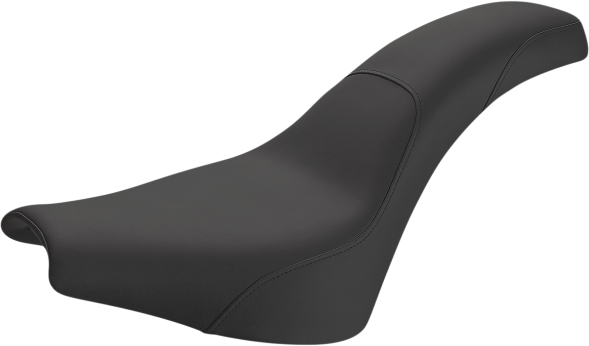 SADDLEMEN Seat - Profiler - Black - Smooth - Softail 818-30-047