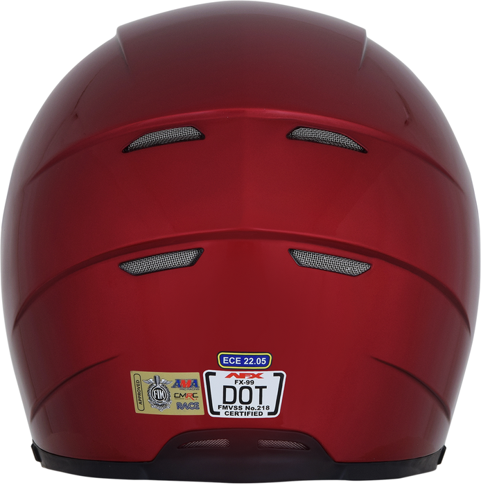 AFX FX-99 Helmet - Wine Red - Large 0101-11086