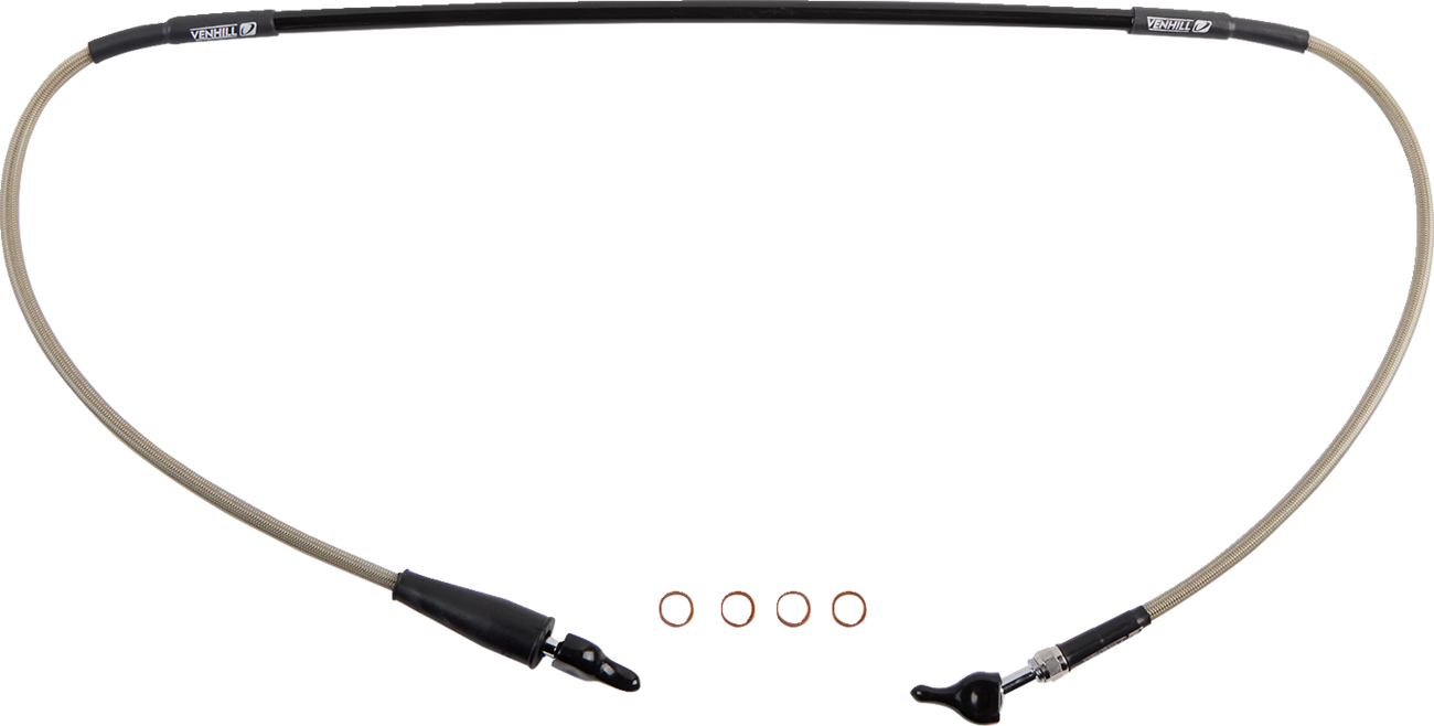 MOOSE RACING Brake Line - Front - Stainless Steel - Suzuki S01-1035