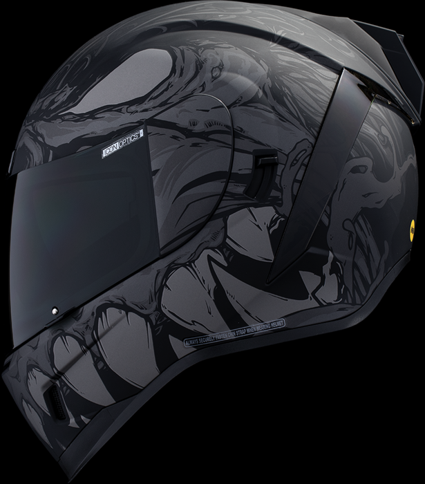 ICON Airform™ Motorcycle Helmet - Manik'RR - MIPS® - Dark Black - Small 0101-17004