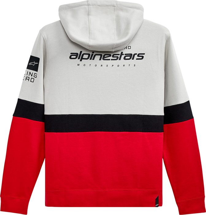 ALPINESTARS Position Zip Hoodie - Silver/Black/Red - XL 1212530221096XL