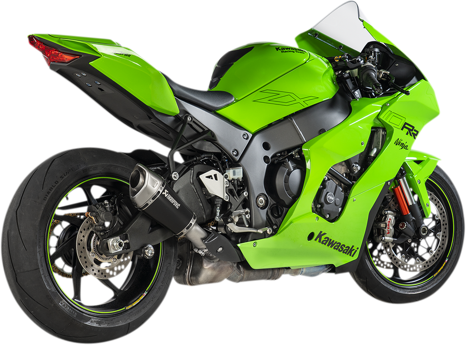 Akrapovic Kawasaki ZX10R 2021-2024 Exhaust Race Muffler in Titanium SK10SO28ASZTBL
