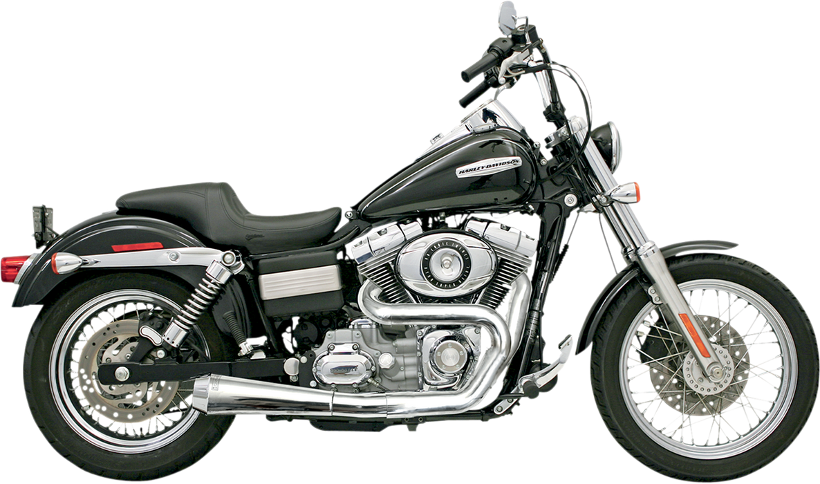 BASSANI XHAUST Road Rage 2:1 Exhaust - Chrome - FXD 1D5250