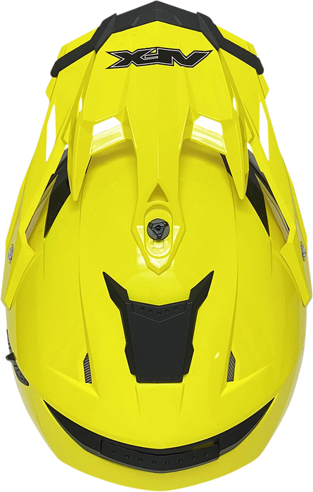 AFX FX-41DS Motorcycle Helmet - Hi-Vis Yellow - Medium 0110-3774