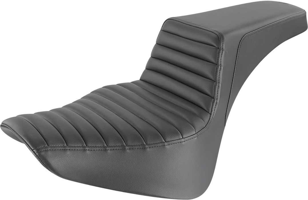 SADDLEMEN Step-Up Seat - Front Tuck-n-Roll - Black 818-33-171