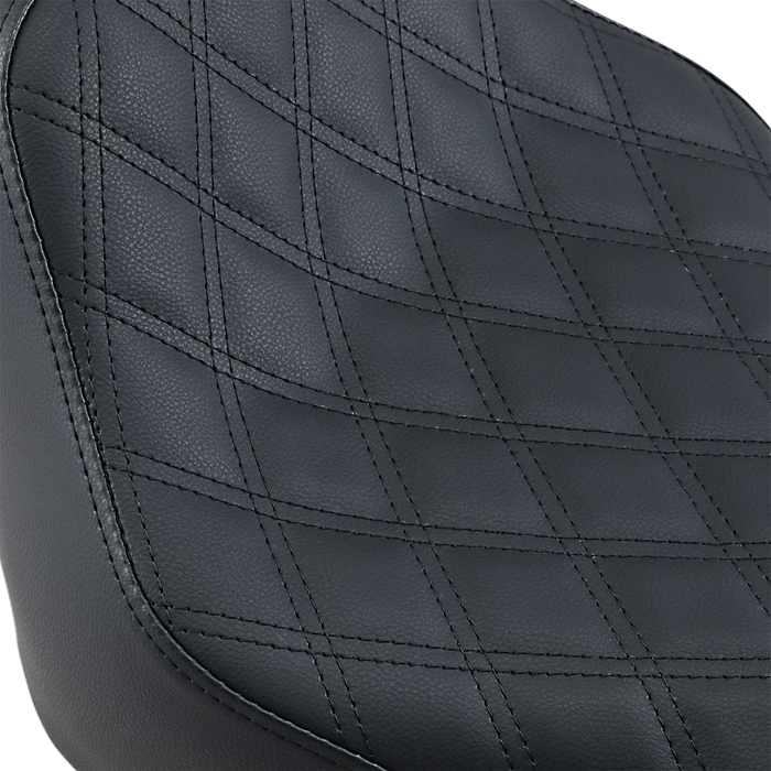 SADDLEMEN Renegade Solo Seat - Lattice Stitched - Black - FLST 818-33-002LS