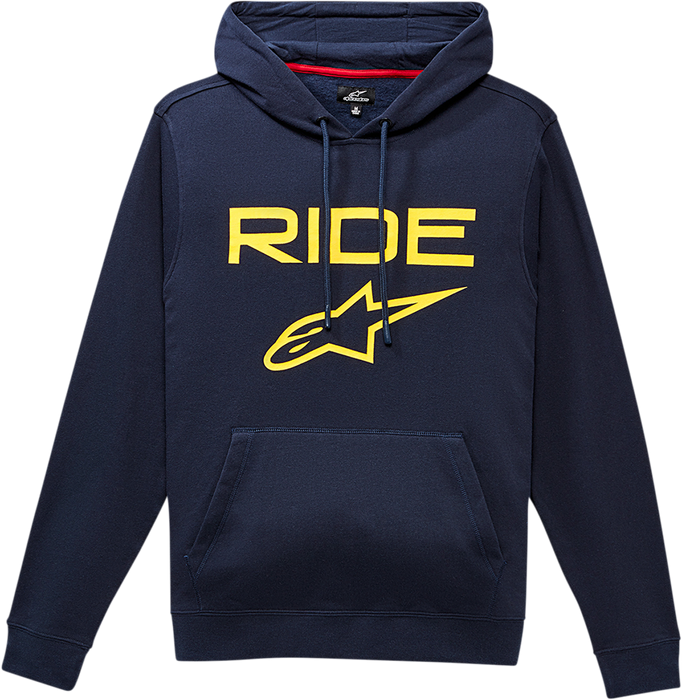 ALPINESTARS Ride 2.0 Hoodie - Navy/Yellow - XL 119510007050XL