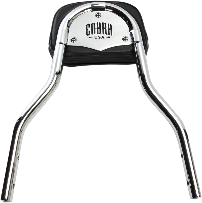 COBRA Backrest Kit - 14" - Chrome - Softail 602-2002