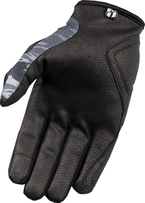 ICON Hooligan™ Tiger's Blood Motorcycle Gloves - Gray - XL 3301-4632