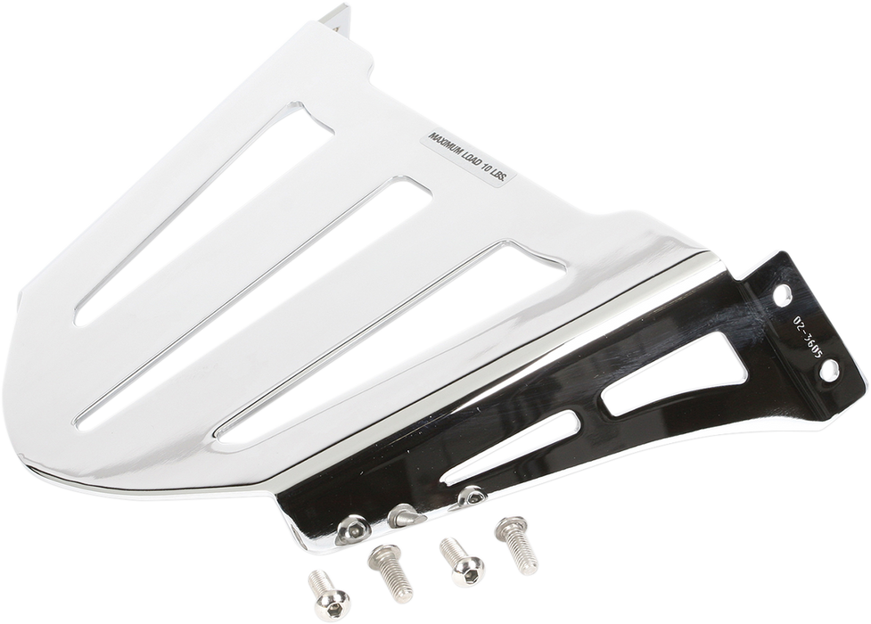 COBRA Sissy Bar Luggage Rack - Chrome - Laser-cut 02-3605