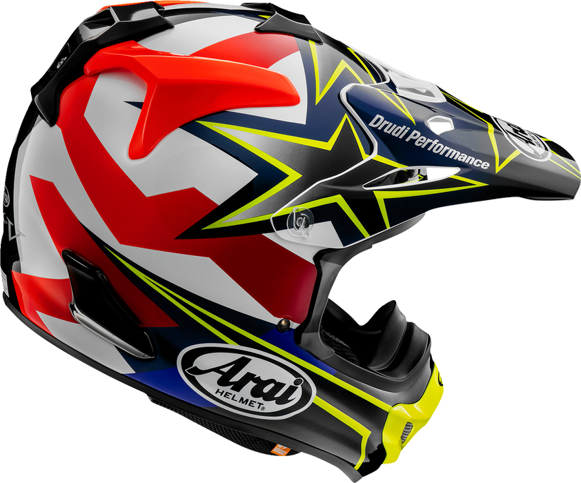 ARAI VX-Pro4 Motorcycle Helmet - Stars & Stripes - Yellow - Medium 0110-8203