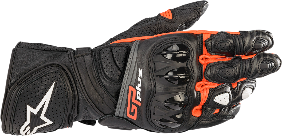 ALPINESTARS GP Plus R v2 Gloves - Black/Fluo Red - Medium 3556520-1030-M