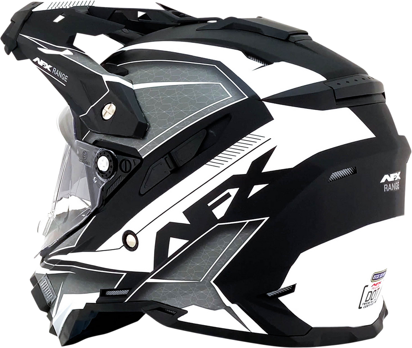 AFX FX-41 Motorcycle Helmet - Range - Matte Black - Large 0140-0063