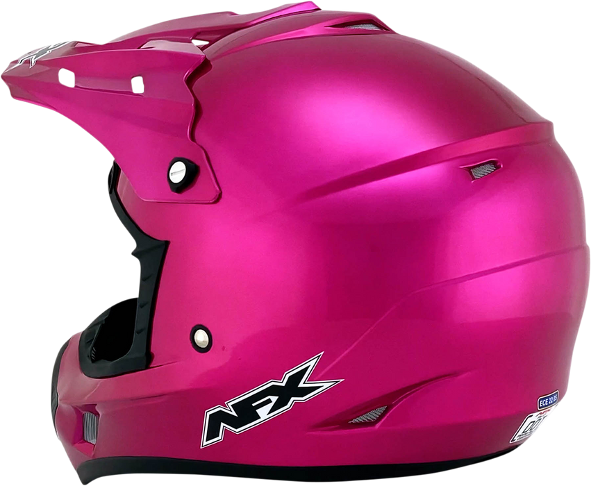 AFX FX-17 Motorcycle Helmet - Fuchsia - Large 0110-4078