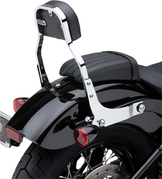 COBRA Backrest Kit - 11" - Chrome - Softail 602-2026