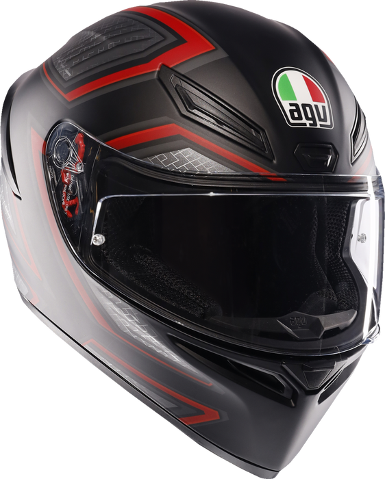 AGV K1 S Helmet - Sling - Matte Black/Red - Small 2118394003-038-S