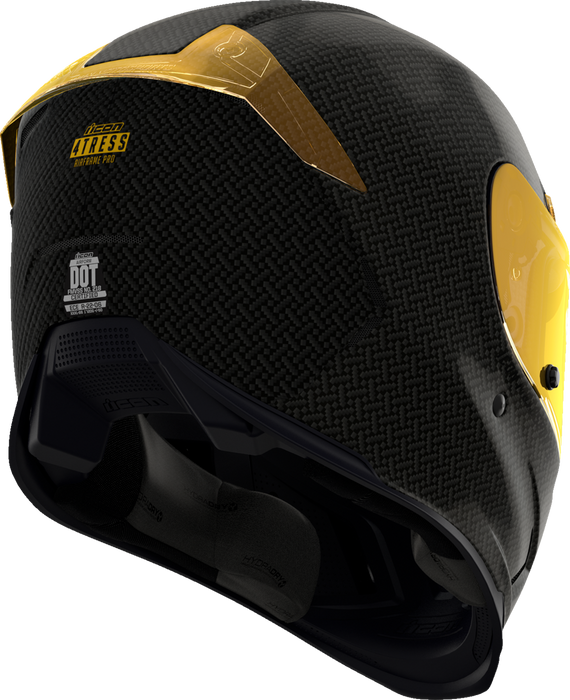 ICON Airframe Pro™ Motorcycle Helmet - Carbon 4Tress - Yellow - Small 0101-16660