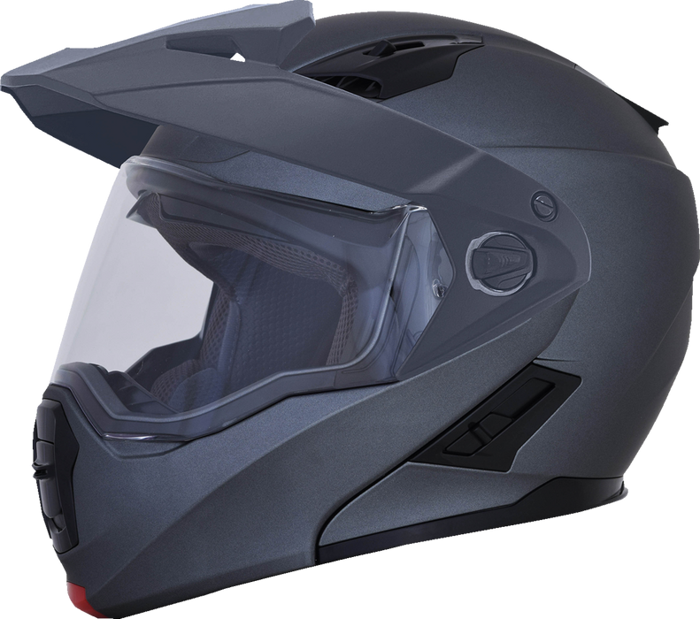 AFX FX-111DS Motorcycle Helmet - Frost Gray - 2XL 0140-0137