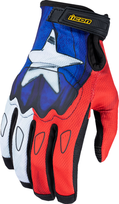 ICON Hooligan™ CE Tejas Libre Gloves - Blue - 2XL 3301-4720