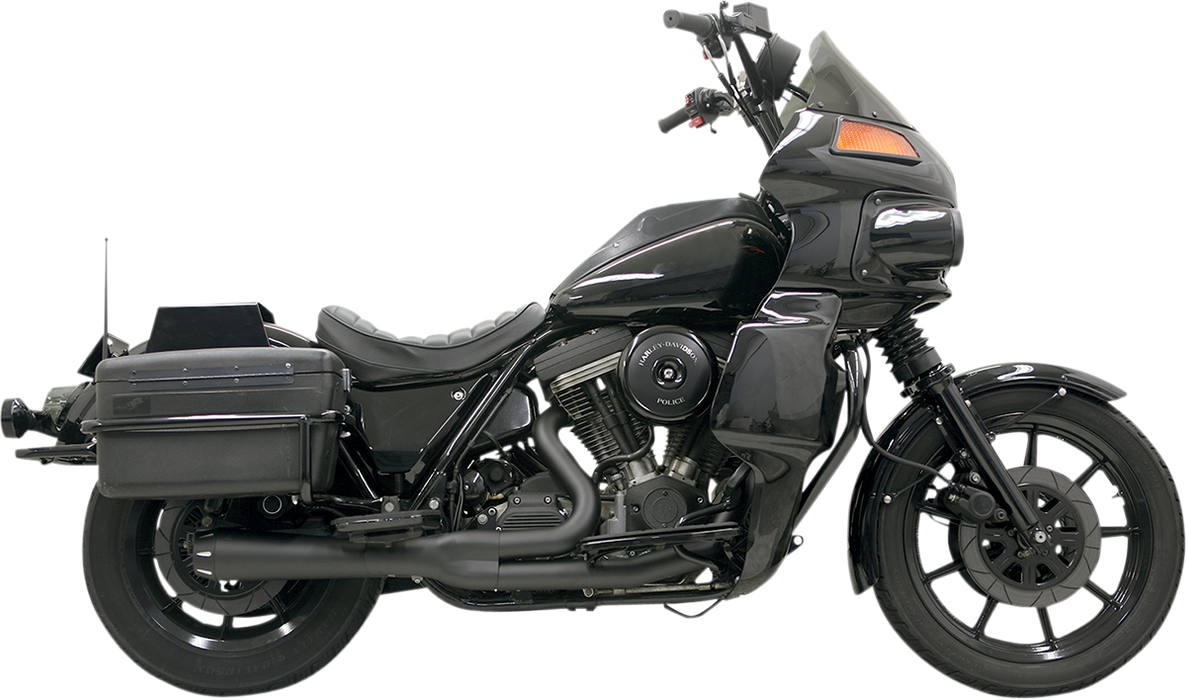 BASSANI XHAUST Road Rage 2:1 Exhaust - Black - FXR 1FXRFB