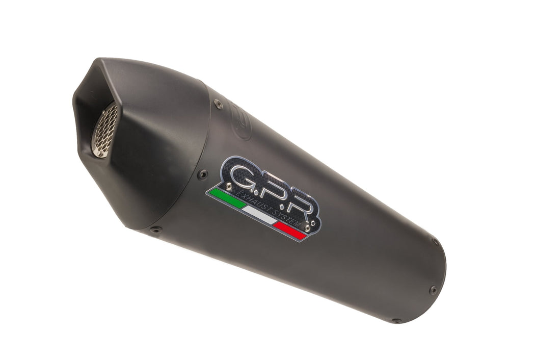 GPR Exhaust System Honda CB500F 2016-2018, GP Evo4 Black Titanium, Slip-on Exhaust Including Removable DB Killer and Link Pipe