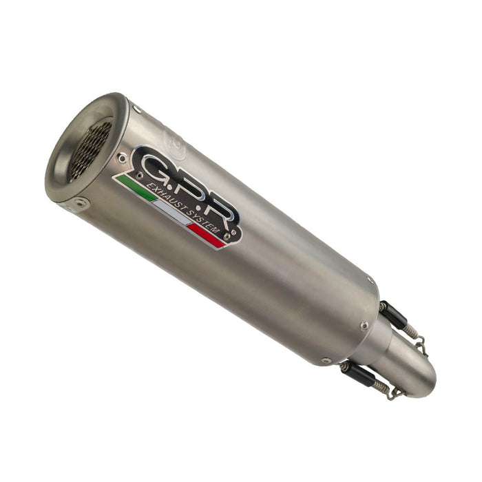 GPR Exhaust System Honda CBR500R 2012-2018, M3 Titanium Natural, Slip-on Exhaust Including Link Pipe