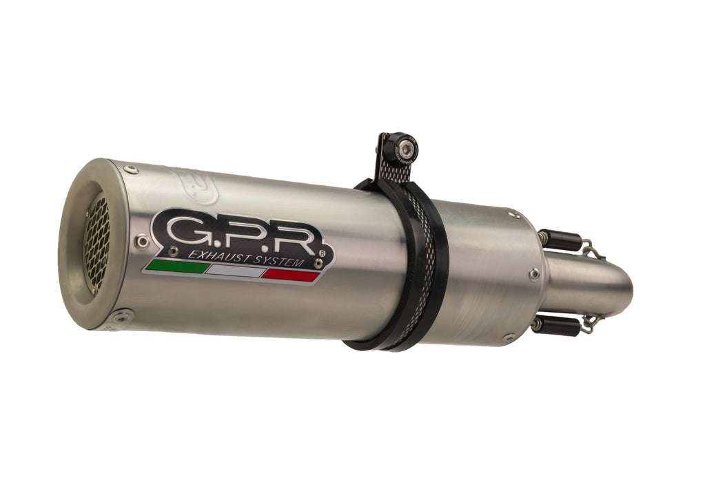 GPR Exhaust for Bmw R1250GS - Adventure 2021-2023, M3 Inox , Slip-on Exhaust Including Removable DB Killer and Link Pipe