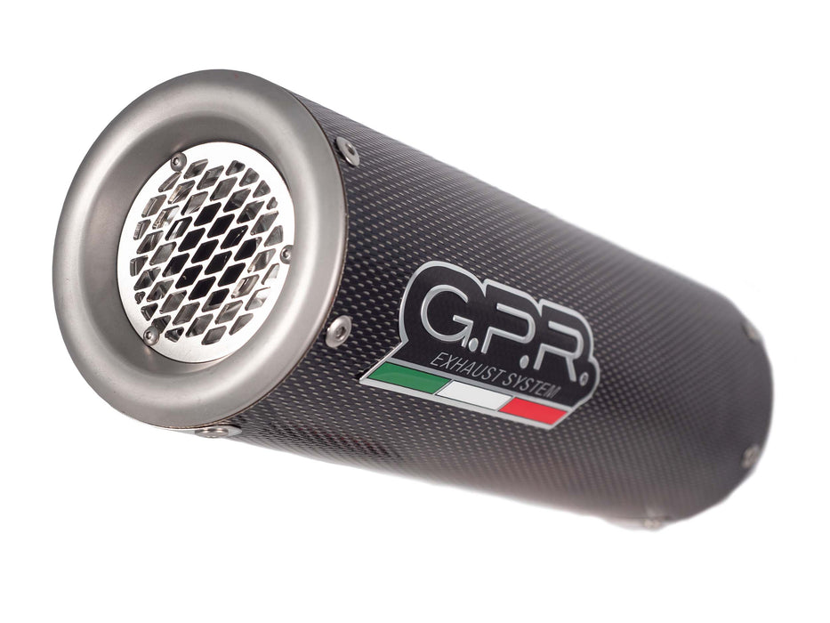 GPR Exhaust System Honda CBR500R 2012-2018, M3 Poppy , Slip-on Exhaust Including Removable DB Killer and Link Pipe