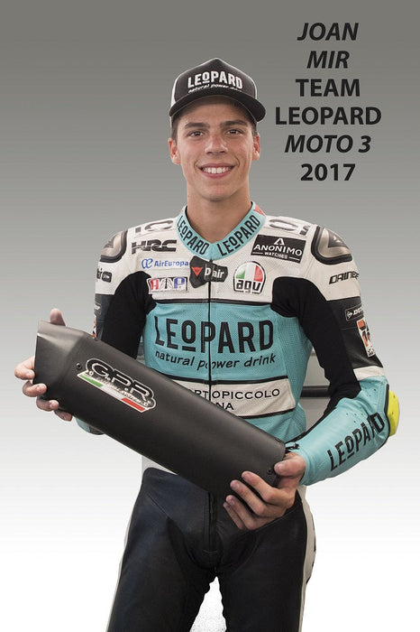 GPR Exhaust System F.B. Mondial Smx 125 Enduro 2021-2023, Furore Nero, Slip-on Exhaust Including Link Pipe and Removable DB Killer