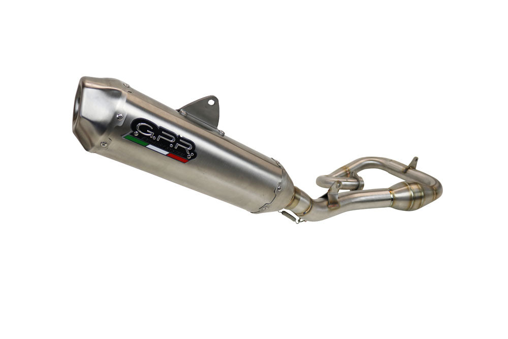 GPR Exhaust System Gas Gas Mc F 250 2021-2023, Pentacross Inox, Full System Exhaust, Including Removable DB Killer/spark arrestor