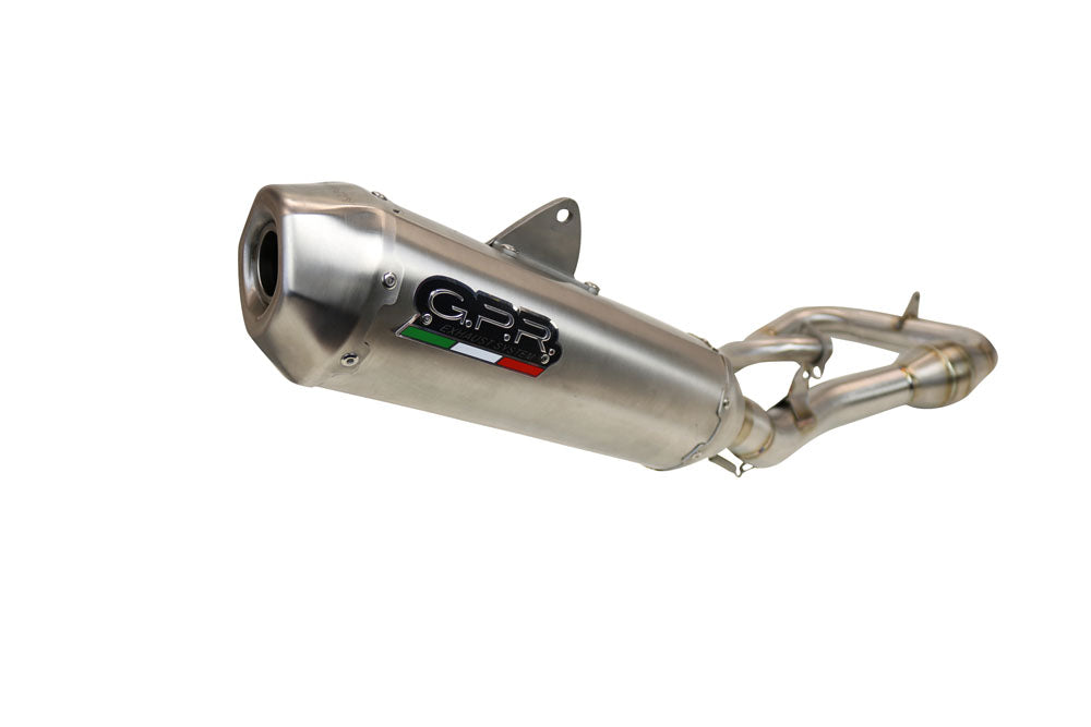 GPR Exhaust System Honda CRF250R 2006-2008, Pentacross Inox, Full System Exhaust, Including Removable DB Killer/spark arrestor