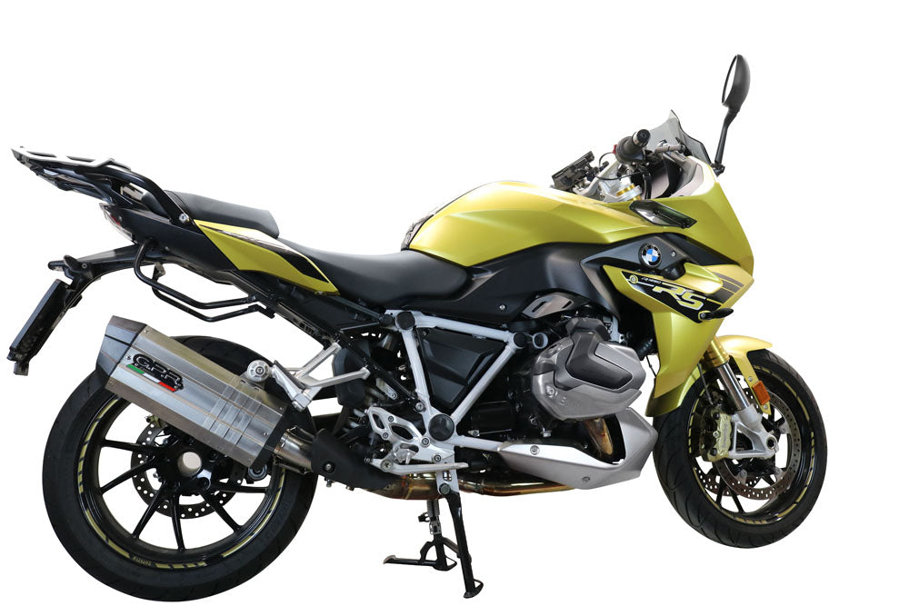 GPR Exhaust for Bmw R1250R R1250RS 2019-2020, Sonic Titanium, Slip-on Exhaust Including Removable DB Killer and Link Pipe