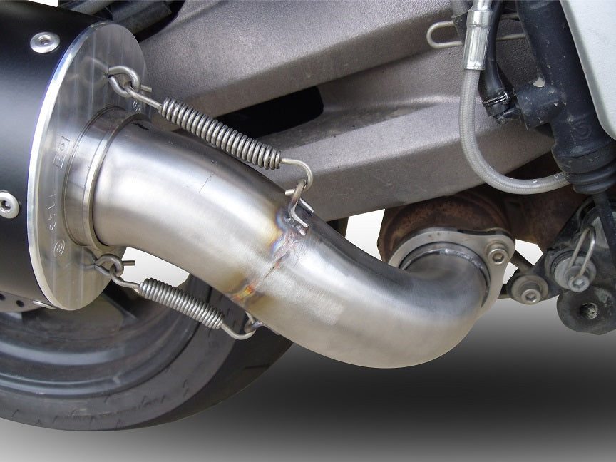 GPR Exhaust for Aprilia Caponord 1200 2013-2015, Gpe Ann. Poppy, Slip-on Exhaust Including Removable DB Killer and Link Pipe